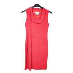Joseph Ribkoff Tiered Red Dress, Size 6